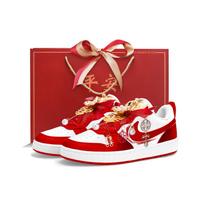 Nike Court Borough Low top Skateboard Shoes Women's White Red DV5456-137(Team1733-S-BOX) 38.5 red