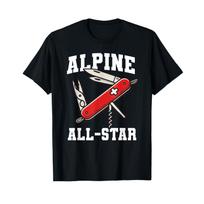 Alpine All Star Funny Swiss Army Knife Wear - T-Shirt XXXXXL juoda