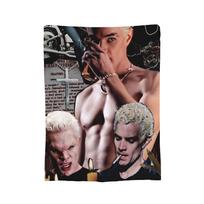 Buffy the Vampire Slayer spike Flannel Blankets  Throw Blanket for  Sofa Bedding Lounge Quilt, 75x90cm