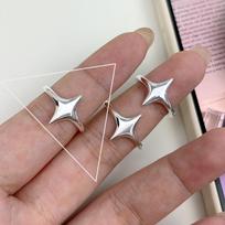 Ventfille   Silve Long Dragon Ring For Women Girl Irregular Texture Red Zircon Jewelry New Year Gift Dropshipping brown