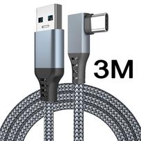 Link Cable 3 6 5M USB A To Type C For Oculus Quest 2 Quest2 Acssory Virtual Reality VR Glasses Smart 3D Helmet Headset Ocolus gray