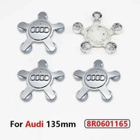 Audi A3 4 vnt. 135 MM Automobilio ratlankių dangteliai 8R0601165 4F0601165 Audi A4 A5 A6 A7 Q3 Q5 A3 S5 Priedai Automobilio ratlankio centriniai dangteliai Ratlankių dangteliai