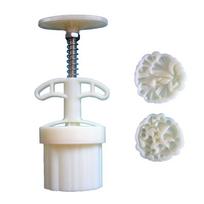 Commercial Grades Dessert Molds With Double Measurement Option Nonstick Finishes And Artistic Ginkgos Leaf Detailing white