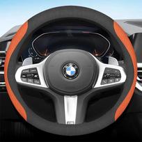 Leather Car Steering Wheel Cover for BMW F23 F22 F32 F33 F36 G30 G31 G32 G01 F45 F90 I3s i3 i8 112 115 F39 G02 Auto Accessories gray