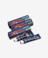 Saphir Renovating Leather Color Restoration Cream 25Ml Scratch Color Restoration (Type B) White/Free blue