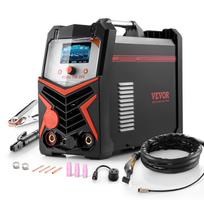 VEVOR TIG suvirinimo aparatas, 225A 6-in-1 aliuminio suvirinimo mašina (Didelis LED ekranas)- AC TIG/DC TIG/AC Impulsinis TIG/DC Impulsinis TIG/Taškinis TIG/MMA(Lazda) 43 x 21 x 36 cm