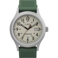 TIMEX Expedition Scout Men's Watch, Quartz Movement, Brass Case, Mineral Glass, Khaki Dial, 40mm Case, TW4B30100 beige