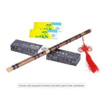Įstatomas kartaus bambuko fleita Dizi Tradicinis rankų darbo kinų muzikos pučiamasis instrumentas C/D/G tonacija Profesionaliam atlikimui gray