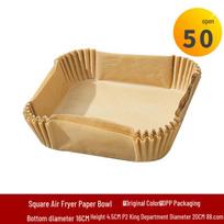 Rectangular Air Fryer Parchment Paper for Dual Baskets (10.4L + 5.2L)