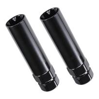 Ac29-Fuel Wheel Lug Nut Key 7 Spline Sockets Wrench Replacement Aftermarket Lug Nuts For 14X1.5,14X2.0, 9/16In Lug Nuts,2Pack juoda