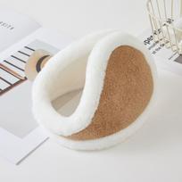 Unisex žiemos dviračių sporto antifrizo pliušinės ausinės beige