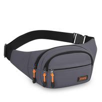 Unisex Waist Bag Fanny Pack Waterproof Belt Bag Casual Crossbody Men Chest Bag Travel Running Sports Waist Pouch smėlis