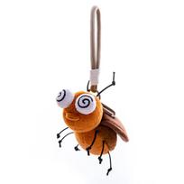 Mini Bug Plush Insect Toys Adorable Cockroach Ladybug Spider Ant Dung Beetle Mantis Firefly Housefly Mosquito Butterfly Doll 12cm pendant gray