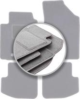 Ash Car Floor Mats For Toyota Yaris I 3-Door (1999-2005) pilka