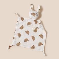 Baby Cotton Muslin Comforter Blanket Soft Newborn Sleeping Doll Cute Pirnts Cats Blankets Soothe Appease Towels Bibs Saliva beige