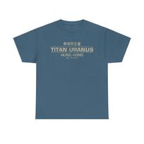 Titan Uranus Hong Kong 1974 Oil Tanker Ship T-shirt L gray