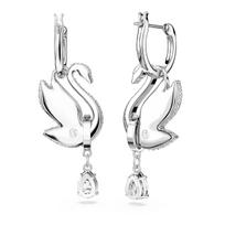 Swarovski Iconic Swan Drop Earrings Blue Rhodium Plated 5660593 mėlyna
