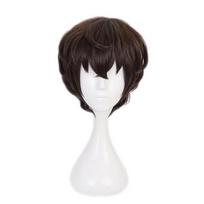 Dazai Osamu Cosplay Anime Bungo Stray Dogs Kostiumas Ginkluotųjų Detektyvų Agentūra Dazai Pilnas Rinkinys Uniforma Rekvizitas Perukas Suaugusiems Vyrams L beige