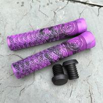 16CM Non-Slip Rubber Mountain Bike Handlebar Grips - Soft, Wear-Resistant, Universal for Dirt Jump and Small Wheel Bikes white