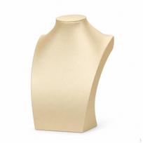 Papuošalų stovas Karoliai Pakabukas Apyrankė Manekeno Biustas Laikiklis Mažas 25cm Aukštis Vienas Large 35cm Height Coffee - Single black