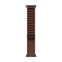 49mm Burgundy Alpine Loop - Medium - Black Titanium Finish