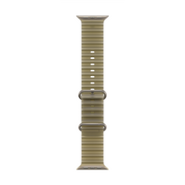 49mm Translucent Kelp Ocean Band - Natural Titanium Finish