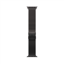 49mm Black Titanium Milanese Loop - Small