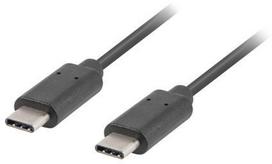Laidas Lanberg, USB Type C/USB Type-C male, juoda sp.