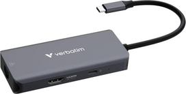 Verbatim USB-C Essentials Multiport Hub 6 ports: RJ45, HDMI, USB-C PD, 3 x USB-A 3.2 Gen 1