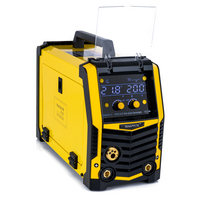 PUSIAU AUTOMATINIS INVERTINIS SUVIRINIMO APARATAS MIG-217 ALU-PULS SYNERGIA MMA 230V, 200A/60%, GP50, MB15/3, D100/D200