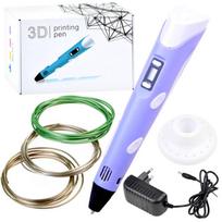 3D rašiklis magic pen 3D + papildymai ZA3932