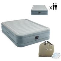 Dvivietis pripučiamas čiužinys 203x152x46 cm su integruota elektrine pompa INTEX 64824