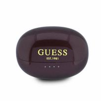 Guess Metallic Finish Classic Logo OWS belaidės ausinės Burgundy