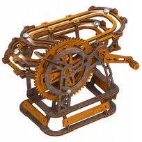 Medinis mechaninis rutuliukų takas 3D galvosūkis Marble Run Wooden.City