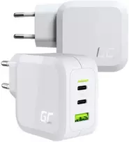 Green Cell TINKLO Įkroviklis Žalias Cell POWERGAN 65W 2xUSB-C 1xUSB-A CHARGC08W