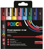 Posca POSCA PC-5M 8stk Basis Farver