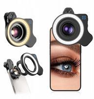 Žiedinė lempa Apexel Žiedinė LED makro lempa telefonui fotoaparatui 37 / 52 mm / Apl-fl26