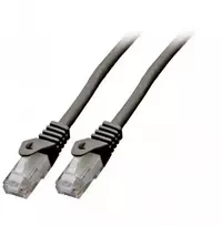 Mercodan Komutacinis kabelis CAT6 UTP, juodas, 0,5 m, be halogenų, 2x4xAWG24 LSZH, polietileninis maišelis, CCA, 0,5 m, Cat6, U/UTP (UTP), RJ-45, RJ-45, juodas