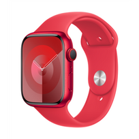 Apple Watch Series 9 GPS + Cellular 45mm (PRODUCT)RED Aluminium Case with (PRODUCT)RED Sport Band - S/M
