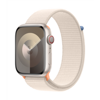 Apple Watch Series 9 GPS + Cellular 45mm Starlight Aluminium Case with Starlight Sport Loop