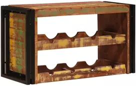 Vyno stovas Ruda 100 x 45 x 33 cm Kieta atnaujinta mediena