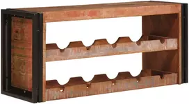 Vyno stovas Ruda 100 x 45 x 33 cm Kieta atnaujinta mediena
