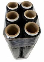 BTP Plėvelė stretch Staples Plėvelė stretch juoda 23 mic 1,5kg x 6 dėžė