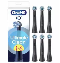 Dantų šepetėlis Końcówka Oral-B iO Ultimate Clean Antgaliai szczoteczek juoda 6 stk.