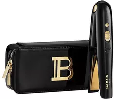 Plaukų tiesinimo žnyplės Balmain Professionnel Electric Steam Plaukų tiesintuvas Juodas/Gold Unisex