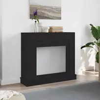 Židinio apvadas, juodo ąžuolo, 100x30x87,5 cm, inžinerinė mediena