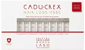 Labo Cadu-Crex Advanced Stage Anti-Hair Loss Ampoules Treatment Serum For Scalp For Women, 20 vnt. 3.5 ml