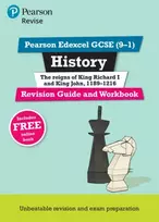 KNYGA Kirsty Taylor Pearson REVISE Edexcel GCSE History King Richard I and King John Revision Guide and Workbook incl. online revision and quizzes - for 2025 and 2026 exams