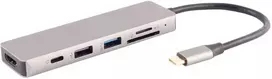 Stacja/replikator Shiverpeaks Doko stotelė Multiport USB-C 6-in-1 (BS14-05027)