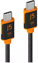 Kabelis USB j5create USB-C 100W Sinchronizavimo ir įkrovimo kabelis (JUCX25L18-N)